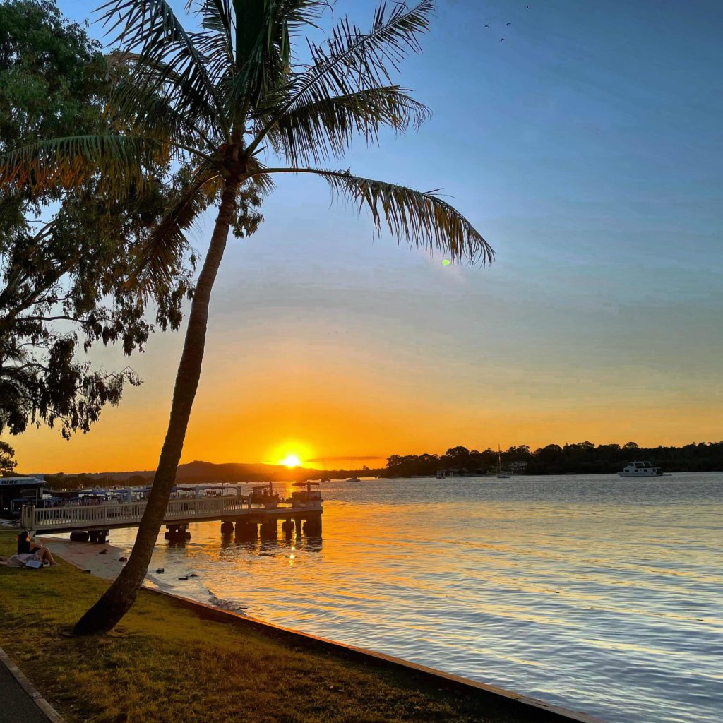 Noosa River at Sunset