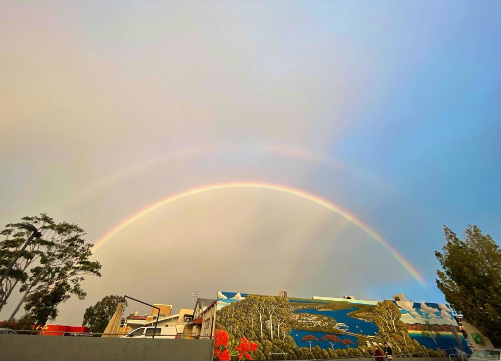 A rainbow over Tewantin