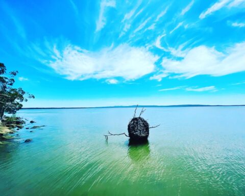 Boreen Point - Floating Land Art Installation