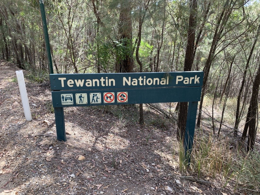 Tewantin National Park Sign