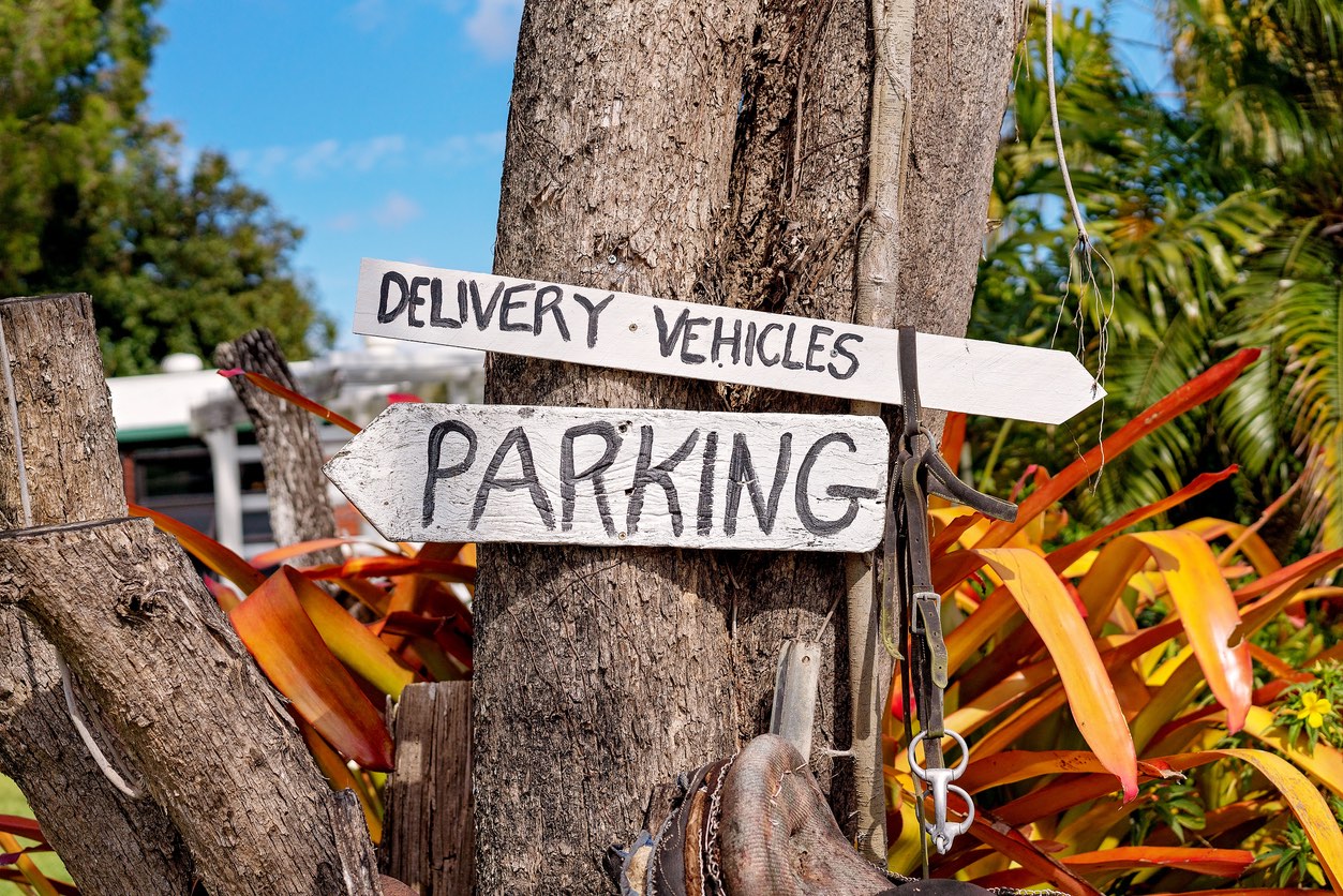 Parking sign 