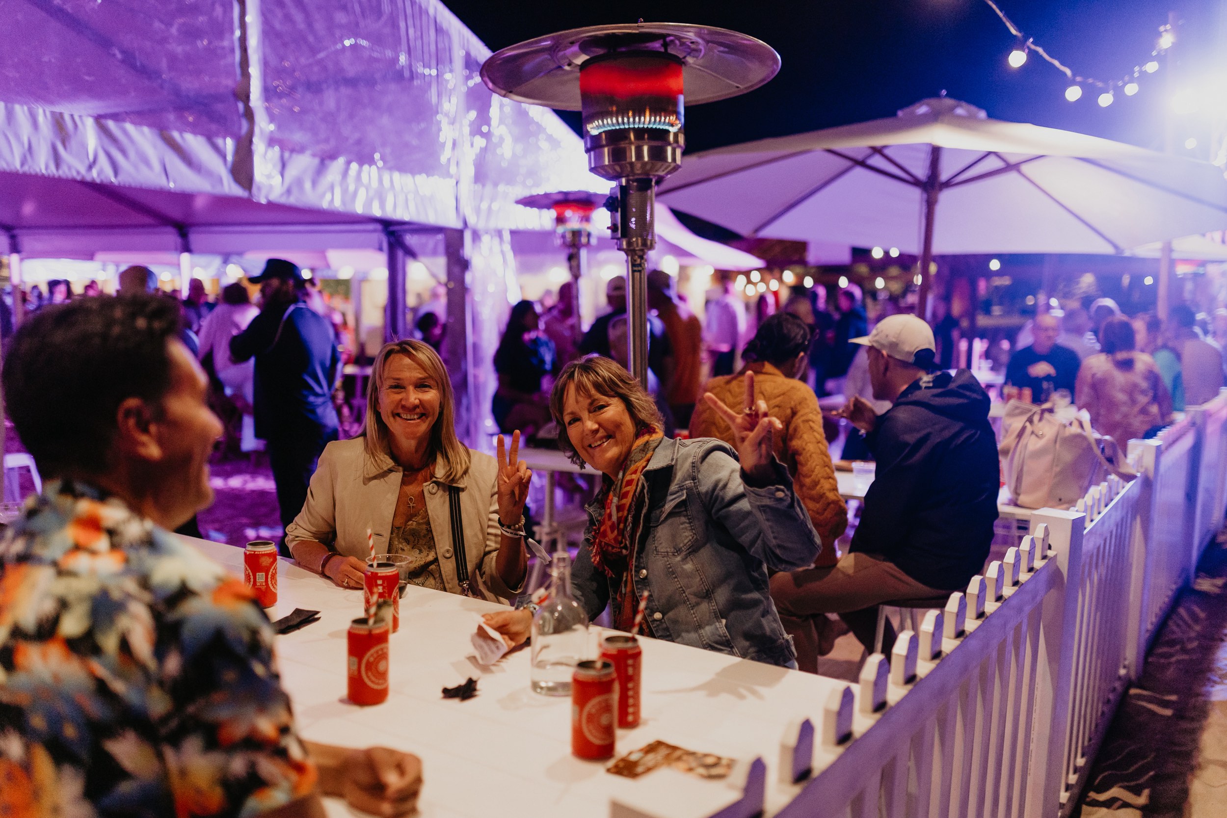 Group of people enjoying Noosa Alive 