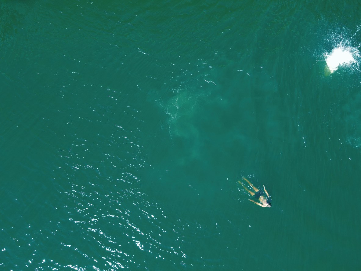 Swimming in the Noosa River