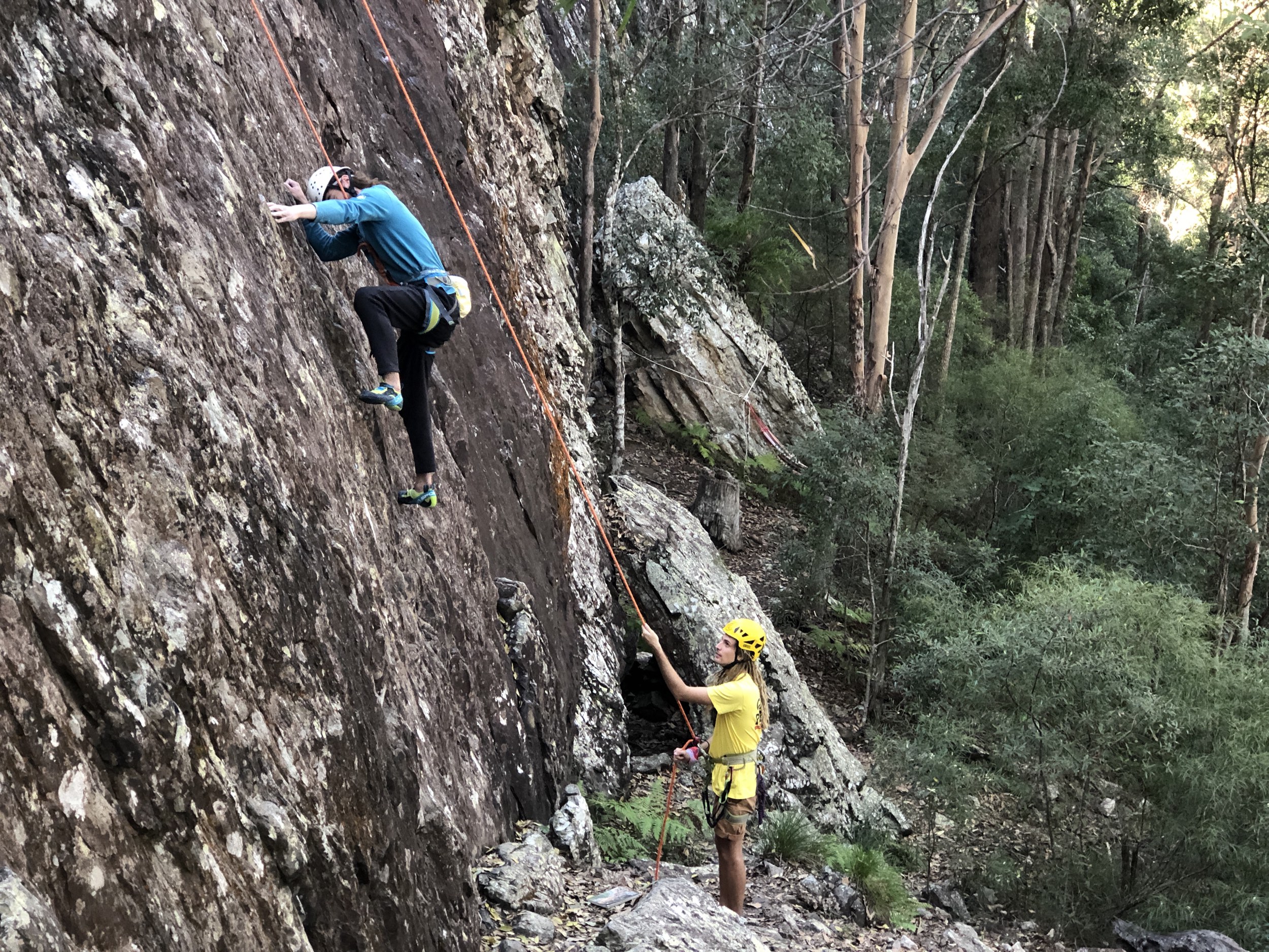 Rock Climbing Mount Tinbeerwah with Grab Rock 