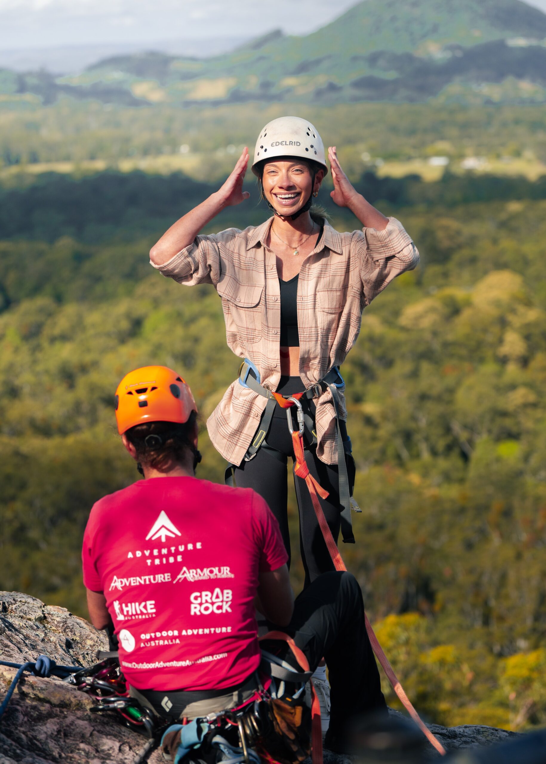 Rock climbing sunshine coast tinbeerwah and abseiling sunshine coast at Mt tinbeerwah