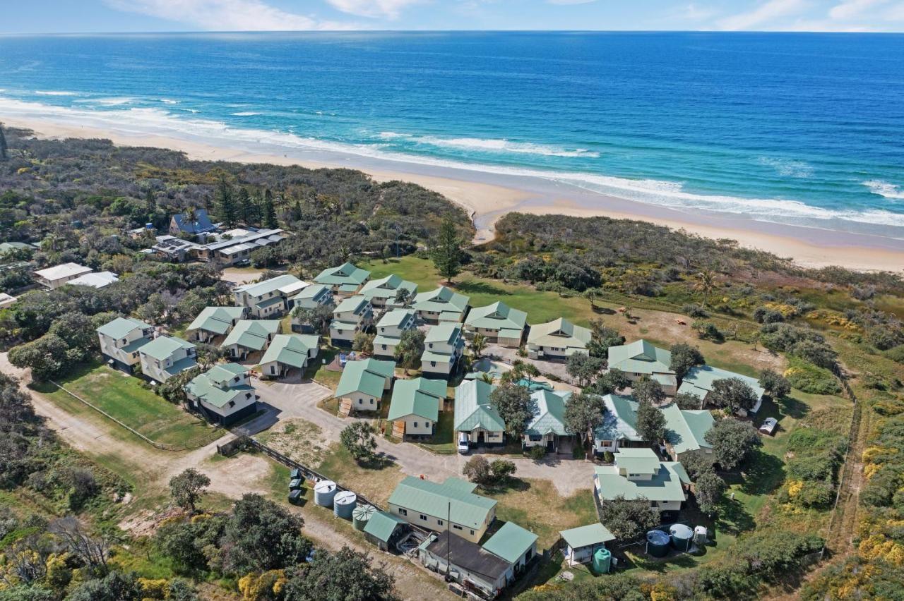 K'gari Beach Houses from above 