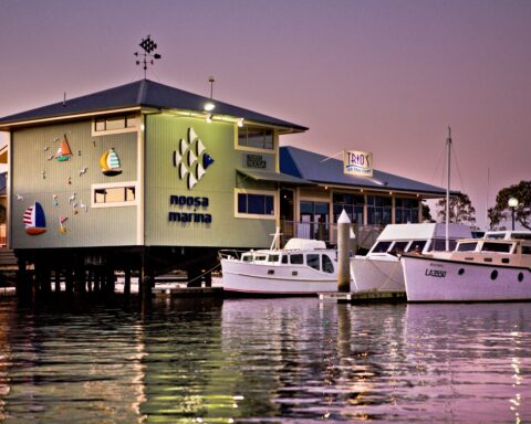 Noosa Marina at Sunset - Katja Anton Photography