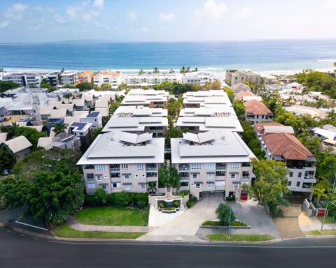 Sebel Noosa from above with Main Beach in view